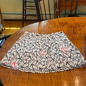 Lily Pulitzer skirt NWOT anchor print size Medium